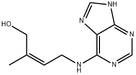 6-[4-HYDROXY-3-METHYL-CIS-2-BUTENYLAMINO]PURINE Struktur