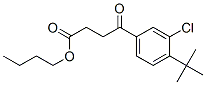 butyl 4-(3-chloro-4-tert-butyl-phenyl)-4-oxo-butanoate Struktur