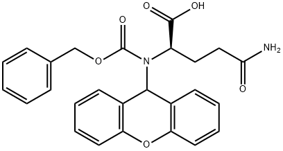 Z-D-GLN(XAN)-OH Struktur