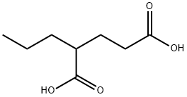 2-PROPYL GLUTARIC ACID Struktur