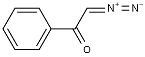 Diazoacetylbenzene Struktur