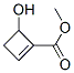 1-Cyclobutene-1-carboxylic acid, 4-hydroxy-, methyl ester (9CI) Struktur