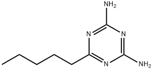 6-pentyl-1,3,5-triazine-2,4-diamine Struktur