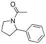 Pyrrolidine,  1-acetyl-2-phenyl-  (9CI) Struktur