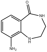 9-AMINO-1,2,3,4-TETRAHYDRO-BENZO[E][1,4]DIAZEPIN-5-ONE Struktur