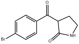 3-(4-BROMO-BENZOYL)-PYRROLIDIN-2-ONE Struktur