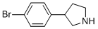 3-(4-BROMO-PHENYL)-PYRROLIDINE Struktur