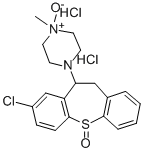 1-(8-Chloro-10,11-dihydrodibenzo(b,f)thiepin-10-yl)-4-methylpiperazine  S,4-dioxide 2HCl Struktur