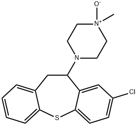 Piperazine, 1-(8-chloro-10,11-dihydrodibenzo(b,f)thiepin-10-yl)-4-meth yl-, 4-oxide Struktur