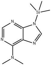 6-Dimethylamino-9-trimethylsilyl-9H-purine Struktur