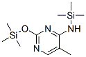 5-Methyl-N-(trimethylsilyl)-2-[(trimethylsilyl)oxy]-4-pyrimidinamine Struktur