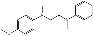 N-(4-Methoxyphenyl)-N,N'-dimethyl-N'-phenyl-1,2-ethanediamine Struktur