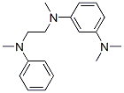 N,N,N'-Trimethyl-N'-[2-(N-methylanilino)ethyl]-m-phenylenediamine Struktur