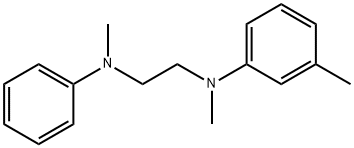 N,N'-Dimethyl-N-phenyl-N'-m-tolylethylenediamine Struktur