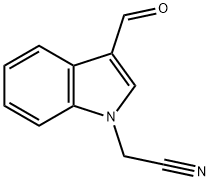 (3-FORMYL-1H-INDOL-1-YL)ACETONITRILE Struktur