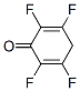 2,5-Cyclohexadien-1-one,  2,3,5,6-tetrafluoro- Struktur