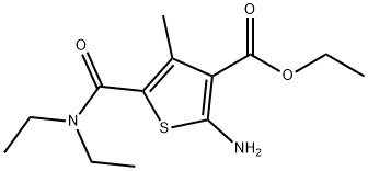 2-AMINO-5-DIETHYLCARBAMOYL-4-METHYL-THIOPHENE-3-CARBOXYLIC ACID ETHYL ESTER price.