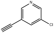 PYRIDINE，3-CHLORO-5-ETHYNYL Struktur