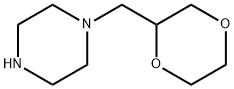 Piperazine, 1-(1,4-dioxan-2-ylmethyl)- (9CI) Struktur