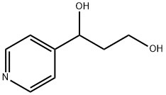 1-(pyridin-4-yl)-1,3-propanediol Struktur