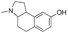 2,3,3a,4,5,9b-Hexahydro-3-methyl-1H-benz[e]indol-8-ol Struktur