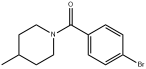 1-(4-bromobenzoyl)-4-methylpiperidine Struktur