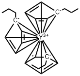 TRIS(N-PROPYLCYCLOPENTADIENYL)YTTRIUM Struktur