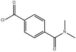 Benzoyl chloride, 4-[(dimethylamino)carbonyl]- (9CI) Struktur