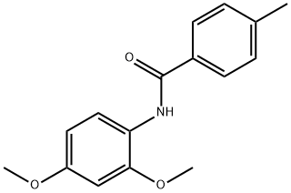 N-(2,4-dimethoxyphenyl)-4-methylbenzamide Struktur