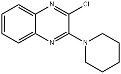 2-chloro-3-(1-piperidyl)quinoxaline Struktur