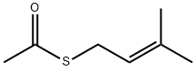 3-METHYL-2-BUTEN-1-YL THIOLACETATE Structure