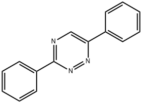 3,6-Diphenyl-1,2,4-triazine Struktur