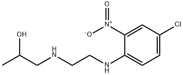 1-((2-[(4-CHLORO-2-NITROPHENYL)AMINO]ETHYL)AMINO)PROPAN-2-OL Struktur