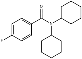 N,N-Dicyclohexyl-4-fluorobenzaMide, 97% Struktur