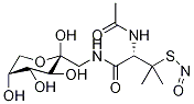 FRUCTOSE-1-S-NITROSO-N-ACETYL-D,L-PENICILLAMINE Struktur