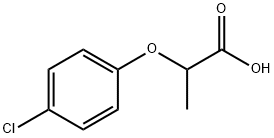 2-(4-CHLOROPHENOXY) PROPIONIC ACID Structure