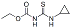 Carbamic  acid,  [(cyclopropylamino)thioxomethyl]-,  ethyl  ester  (9CI) Struktur