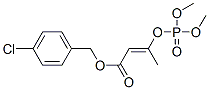 Phosphoric acid dimethyl 1-(4-chlorobenzyloxycarbonyl)-1-propen-2-yl ester Struktur