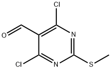 4,6-DICHLORO-2-METHYLSULFANYL-PYRIMIDINE-5-CARBALDEHYDE