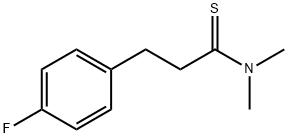 Benzenepropanethioamide,  4-fluoro-N,N-dimethyl- Struktur