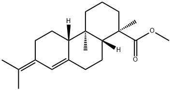 Abieta-13(15),8(14)-diene-18-oic acid methyl ester Struktur