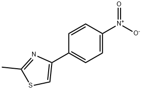 2-methyl-4-(4-nitrophenyl)thiazole Struktur