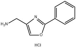 4-AMINOMETHYL-2-PHENYL-OXAZOLEHYDROCHLORIDE Struktur