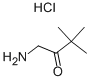 1-AMINO-3,3-DIMETHYL-BUTAN-2-ONE HYDROCHLORIDE Struktur