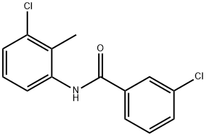 3-chloro-N-(3-chloro-2-methylphenyl)benzamide Struktur