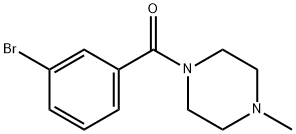 1-(3-Bromophenyl)carbonyl-4-methylpiperazine Struktur