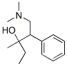 1-(Dimethylamino)-3-methyl-2-phenyl-3-pentanol Struktur