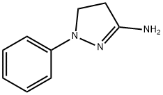 3-AMINO-4,5-DIHYDRO-1-PHENYLPYRAZOLE Struktur