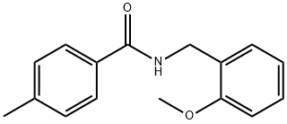 N-(2-Methoxybenzyl)-4-MethylbenzaMide, 97% Struktur