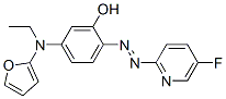 Phenol,  5-(ethyl-2-furanylamino)-2-[(5-fluoro-2-pyridinyl)azo]-  (9CI) Struktur